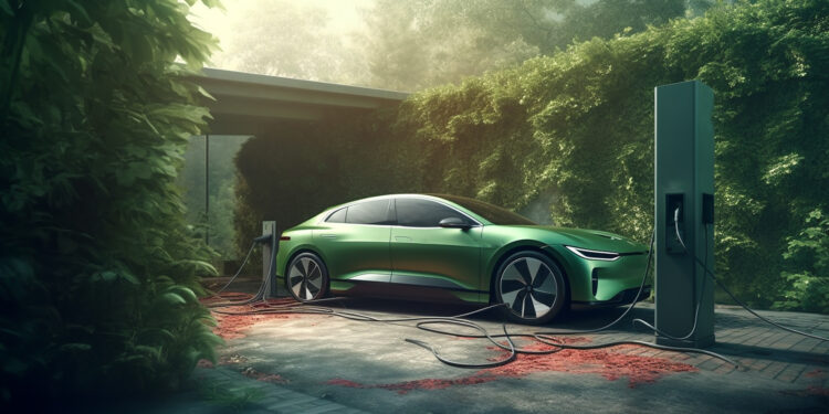 Electric Car Image - AI Generated