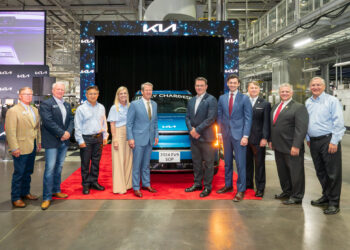 Kia Georgia begins assembly of the 2025 Kia EV9 All-Electric SUV