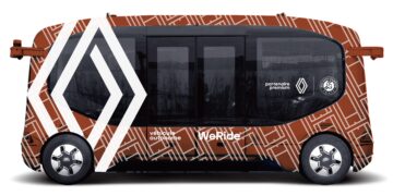 Renault Group's Autonomous shuttles at Roland-Garros 2024
